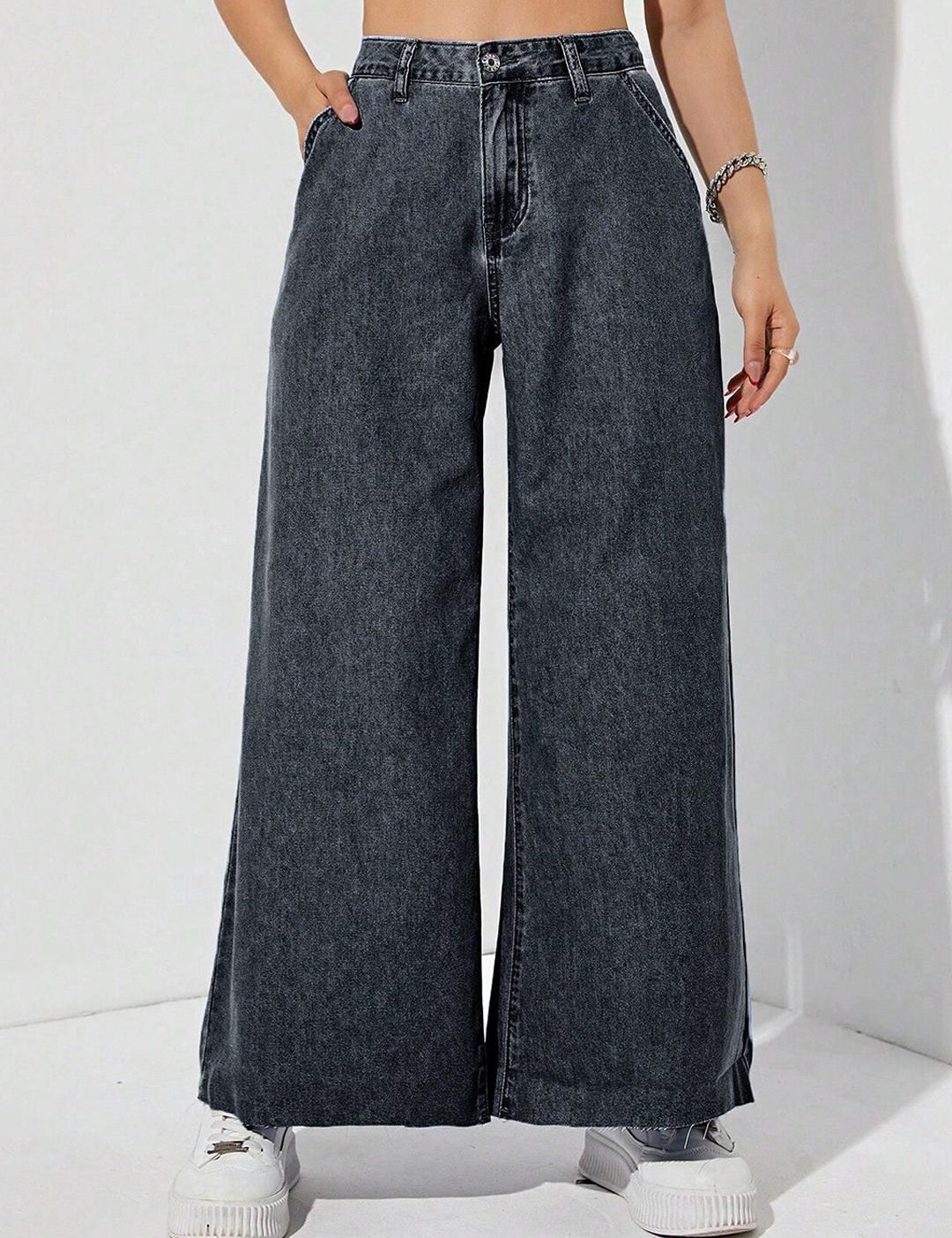 Kotty Women Relaxed Fit High-Rise Stretchable Jeans