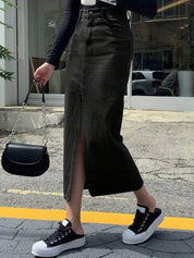 Kotty Straight Midi Skirt
