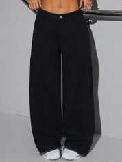 Kotty Women Jean Wide Leg High-Rise Stretchable Jeans