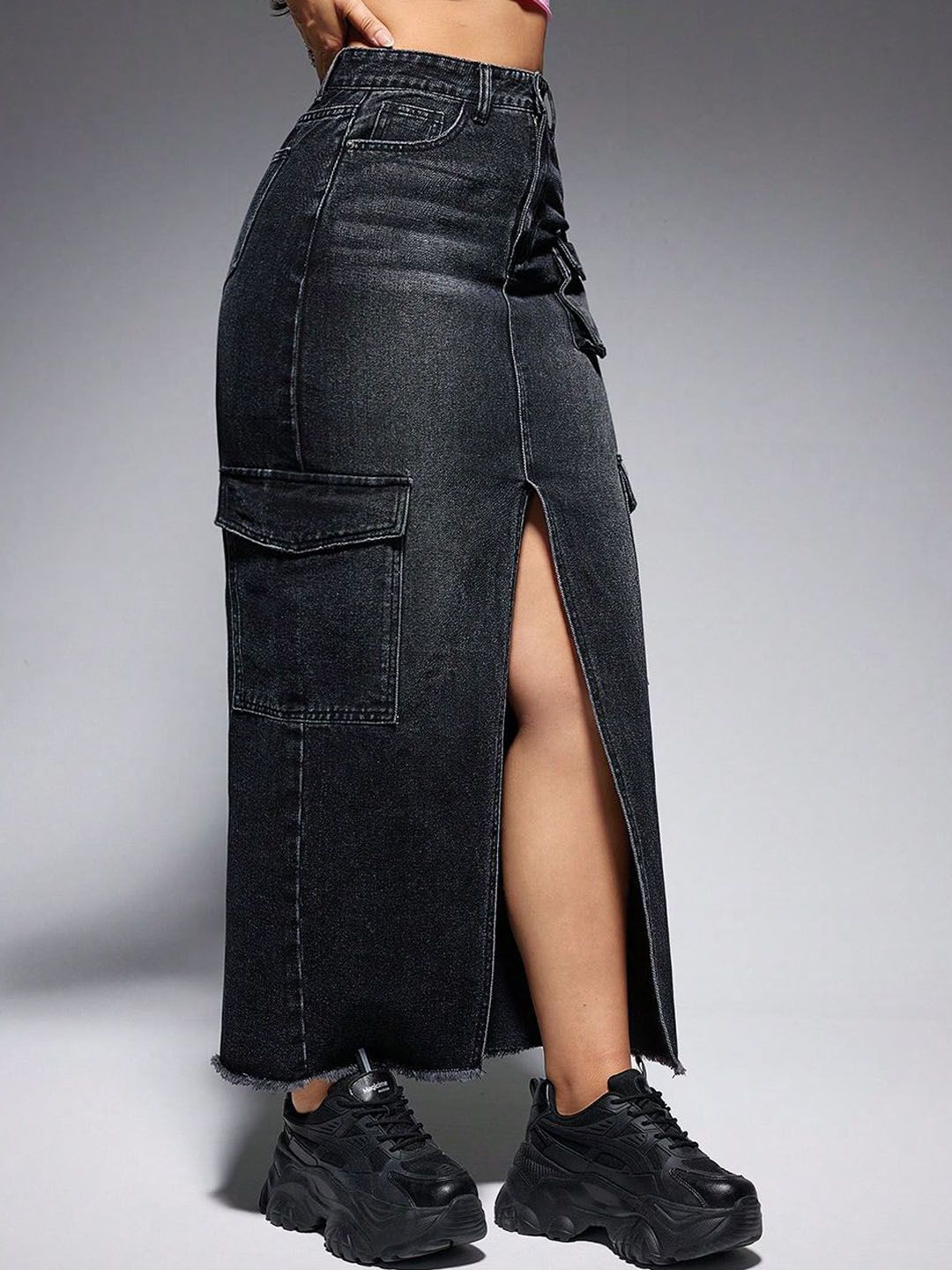 Kotty Straight Midi Skirt