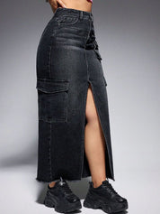 Kotty Straight Midi Skirt