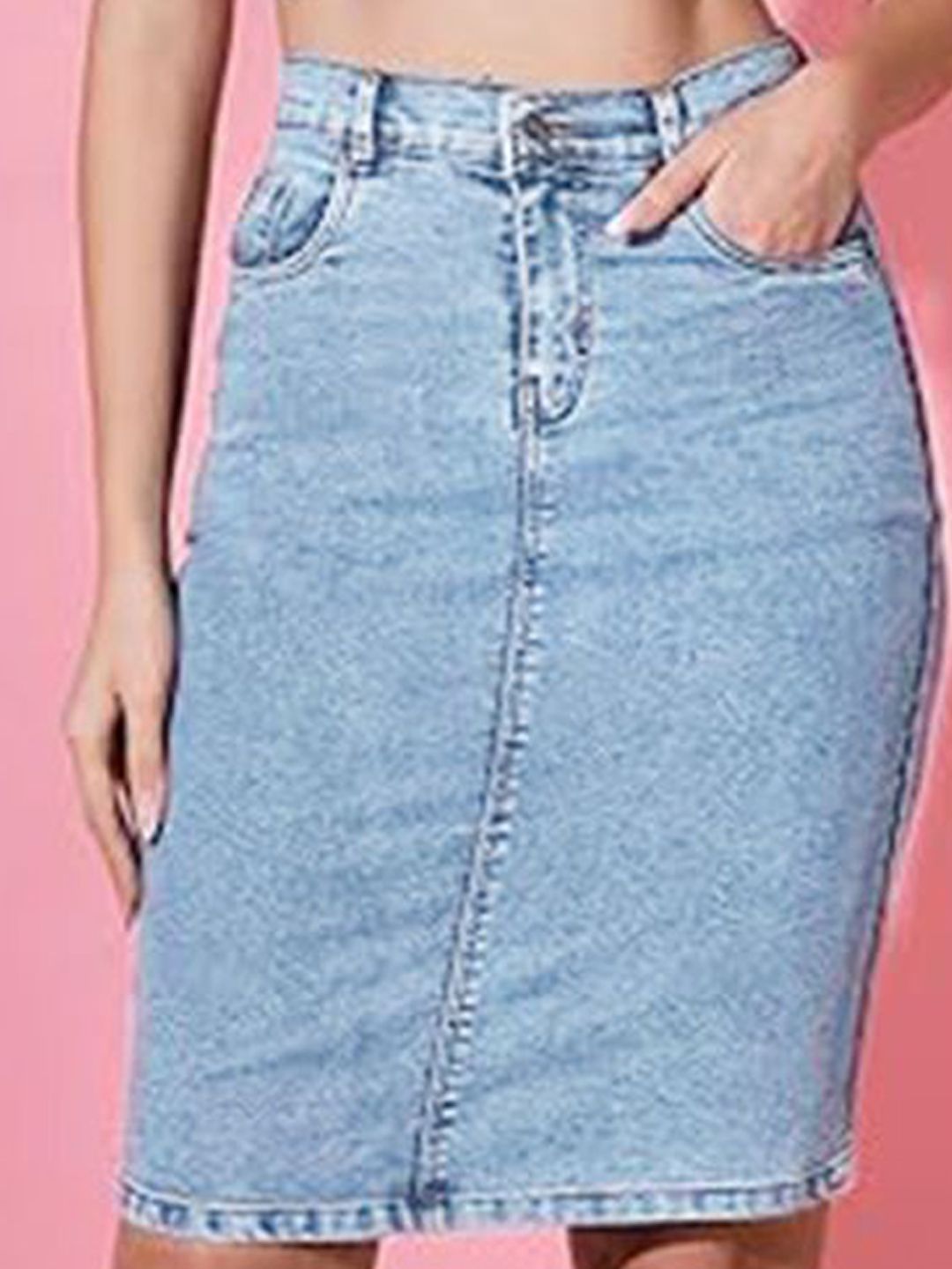 Kotty Pencil Knee Length Skirt