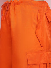 Kotty Women Relaxed Loose Fit High-Rise Easy Wash Parallel Trousers