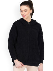 Kotty Women Black Solid Padded Jacket