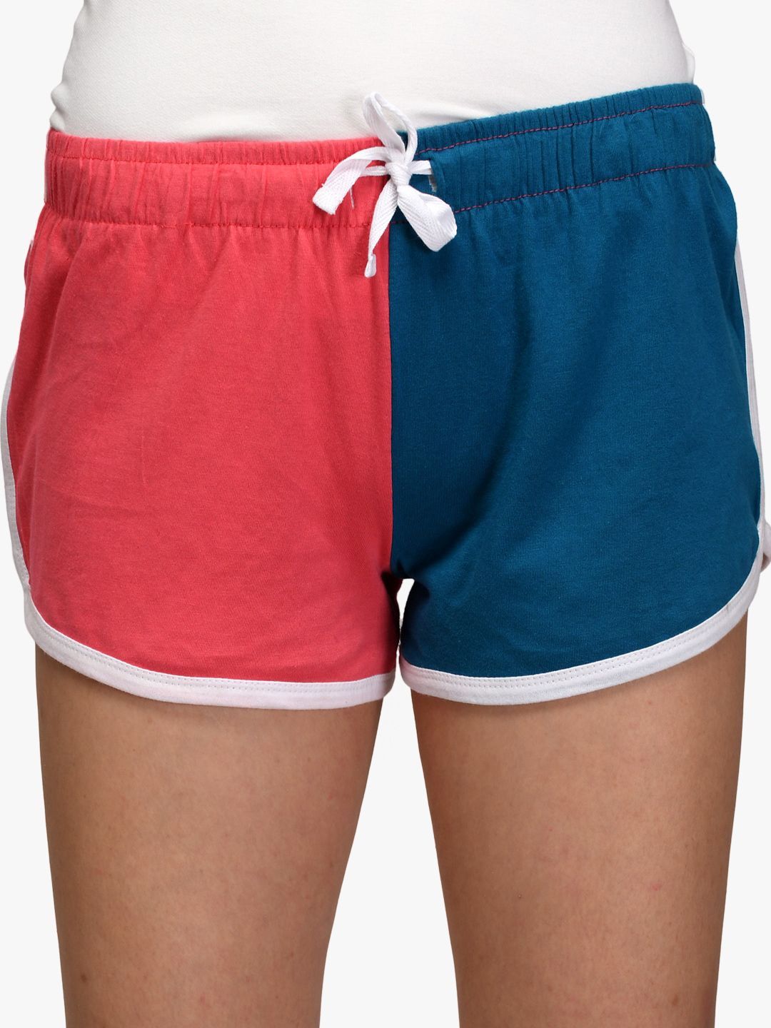Kotty Women Pack Of 2 Multicoloured Colourblocked Hot Pants