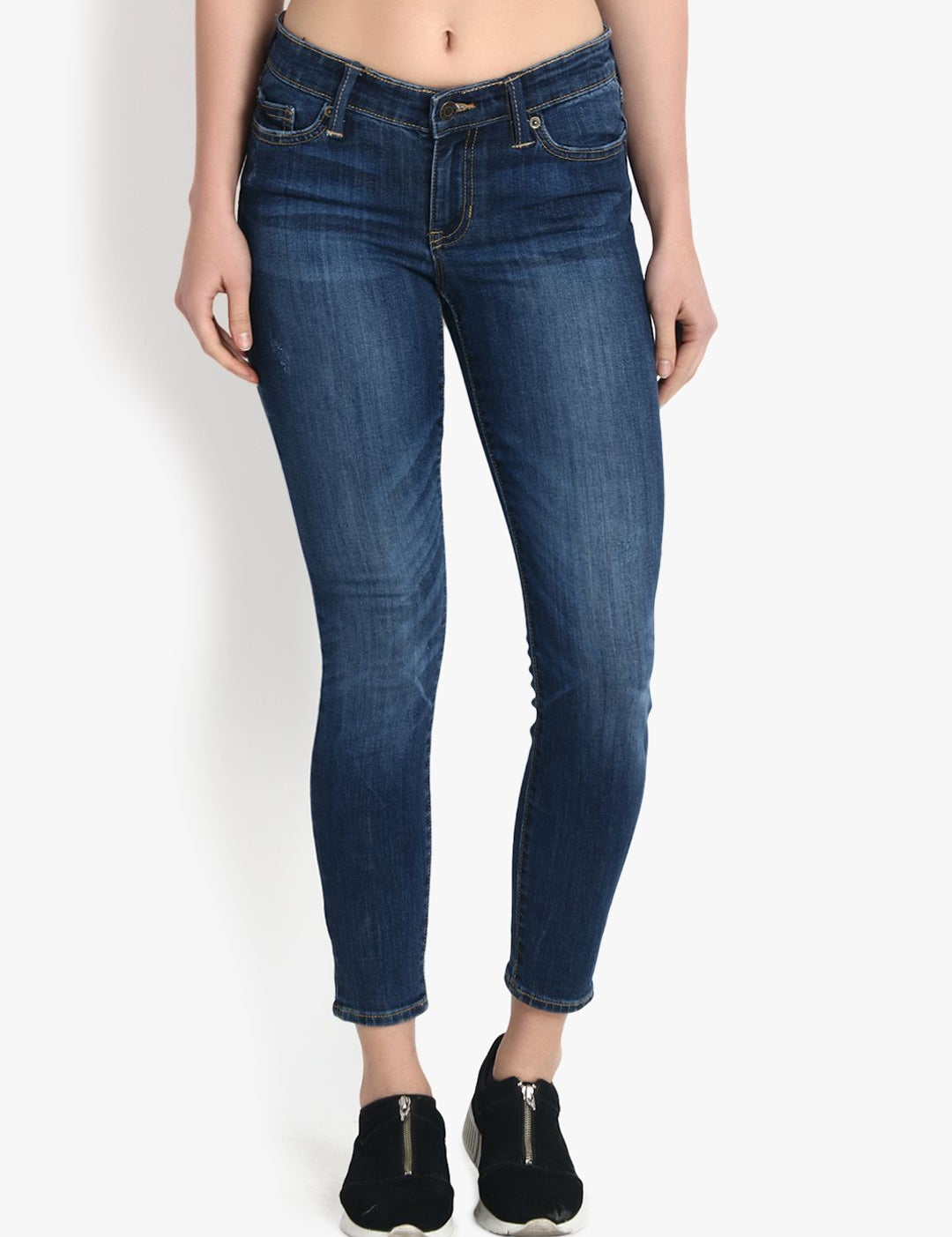 Kotty Women Blue Skinny Fit High-Rise Clean Look Jeans