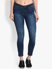 Kotty Women Blue Skinny Fit High-Rise Clean Look Jeans