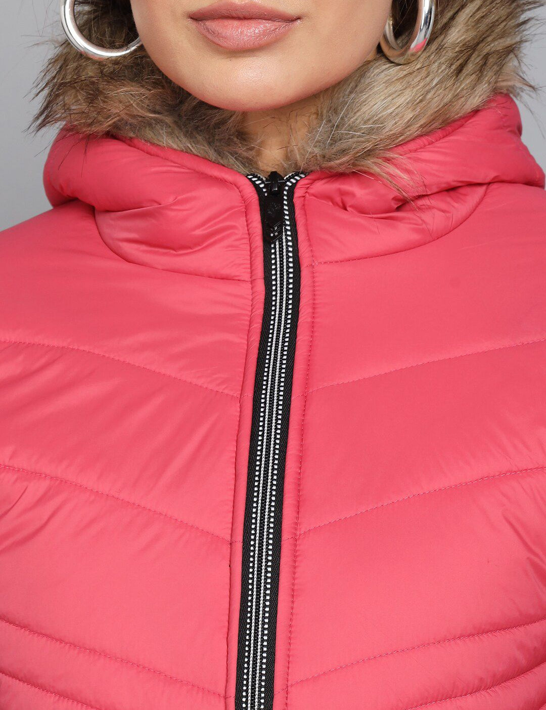 Kotty Women Pink Outdoor Puffer Jacket