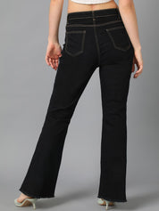 Kotty Women Jean Bootcut Cotton Stretchable Jeans