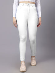 KOTTY Basics Women Skinny Fit High-Rise Slash Jeans