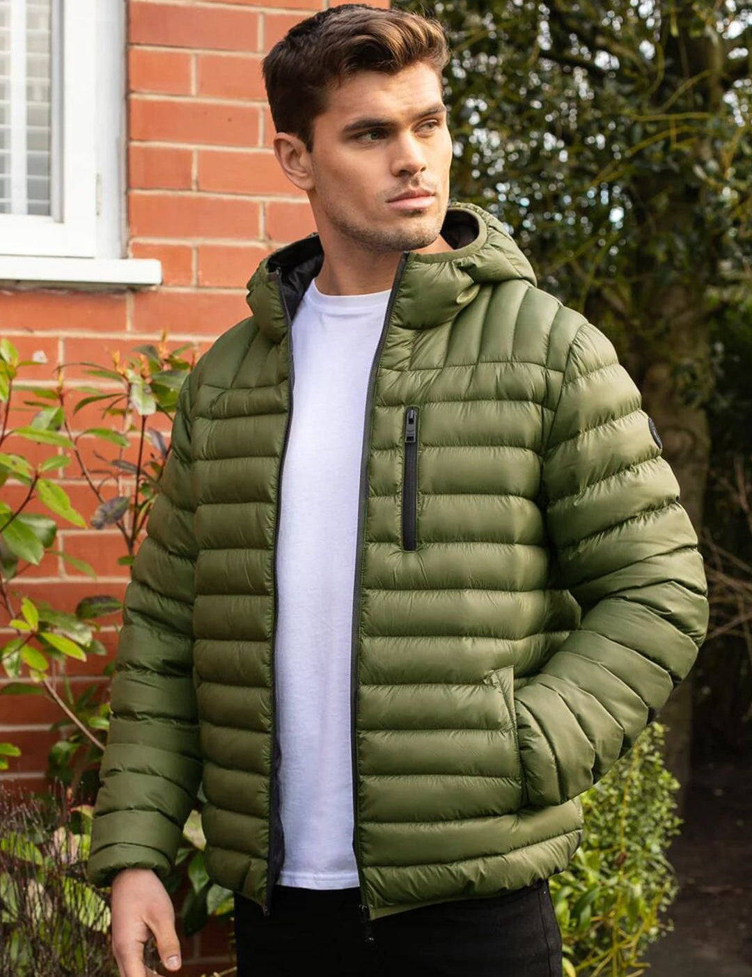 Kotty Green Hooded Puffer Jacket