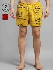 Kotty Men Pack of 2 Printed Printed Boxers