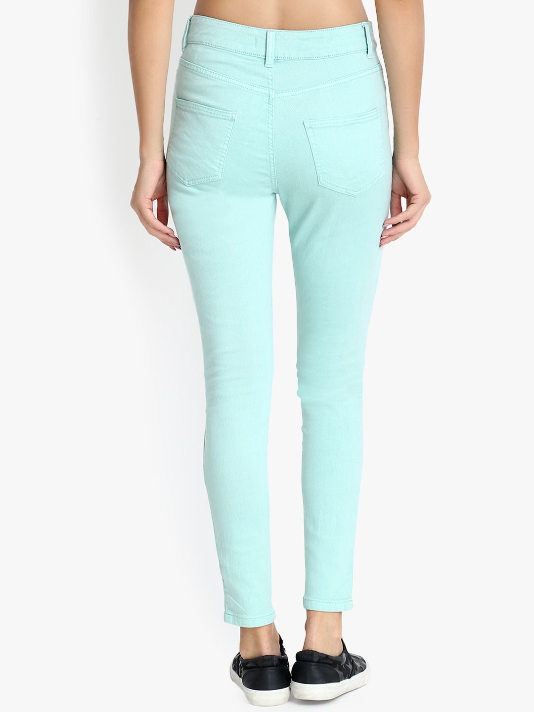 Kotty Women Blue Skinny Fit High-Rise Clean Look Stretchable Jeans