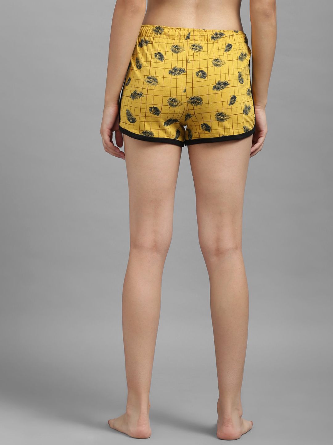 Kotty Women Yellow Printed Night suit