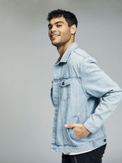 Kotty Graphic Printed Denim Jacket