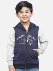 Kotty Boys & White Printed Sweatshirt