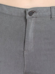 Kotty Women Grey Skinny Fit High-Rise Clean Look Stretchable Jeans