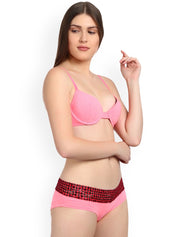 Kotty Women Pink Lingerie Set KTTIW126