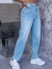 Kotty Women Blue High-Rise  Light Fade Jeans