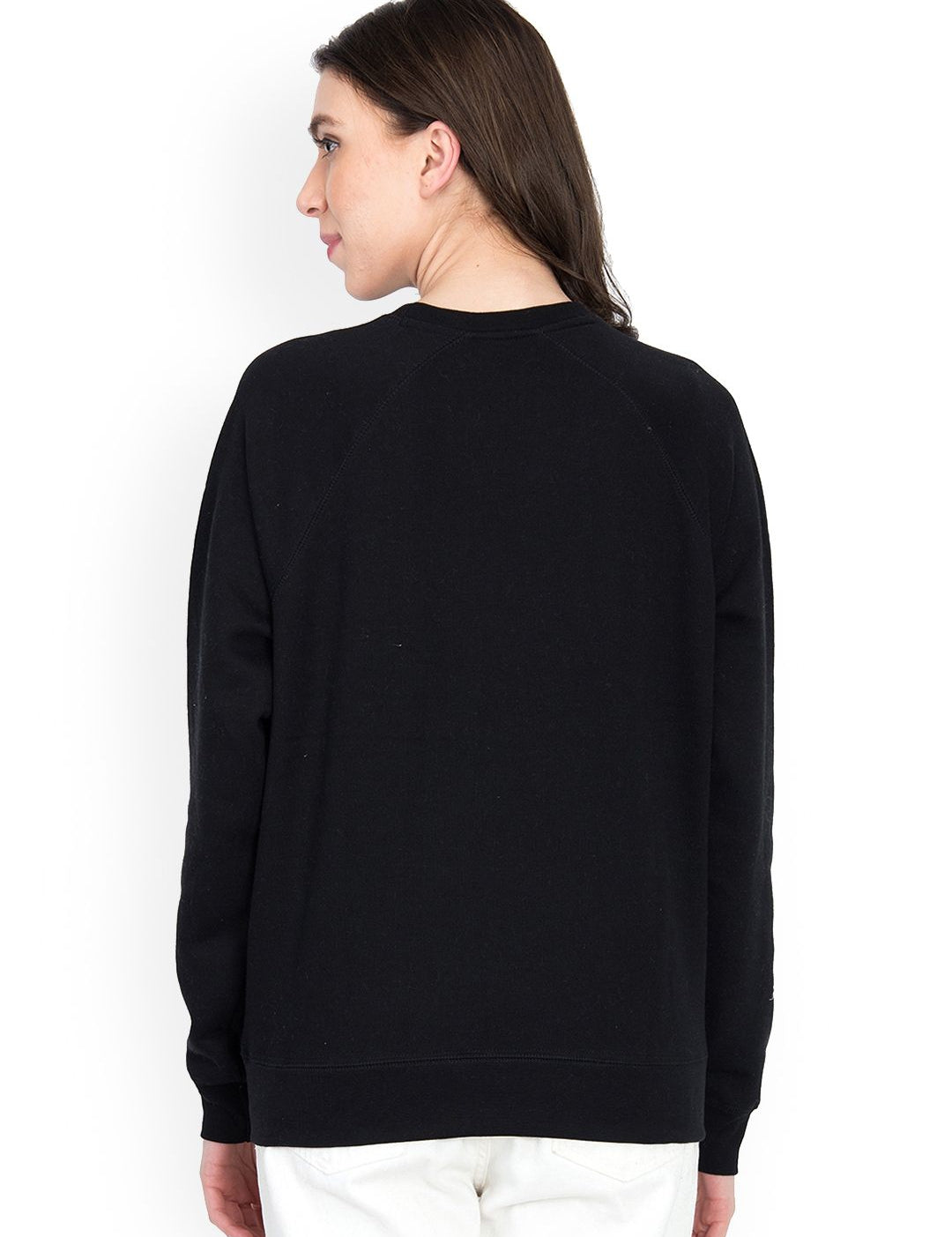 Kotty Women Black Printed Sweatshirt