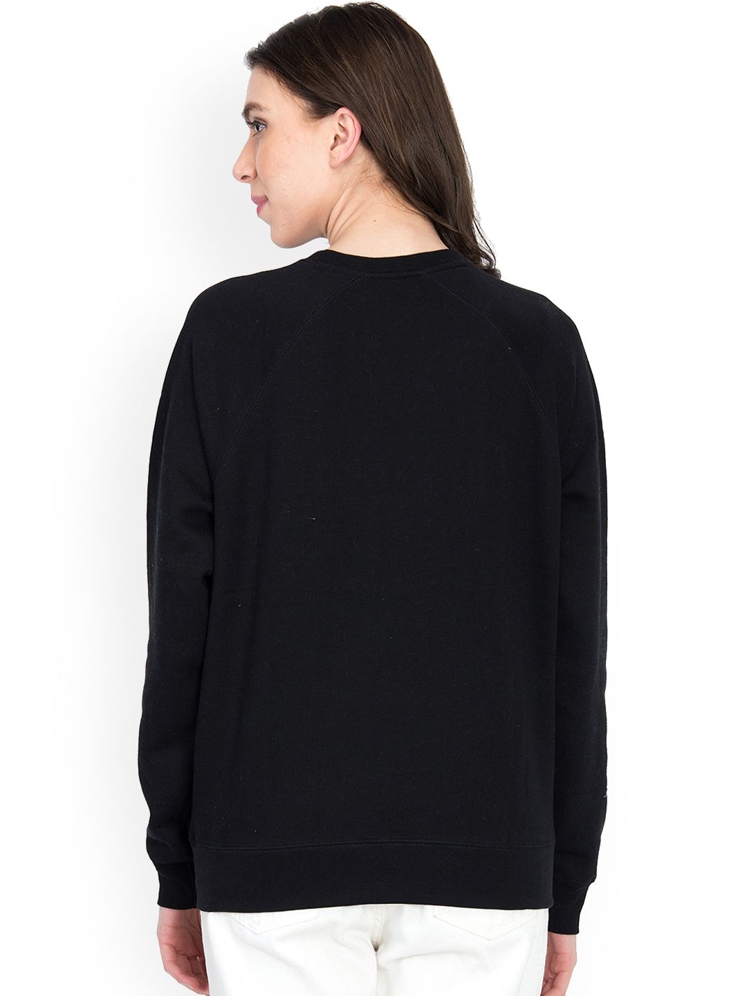 Kotty Women Black Printed Sweatshirt