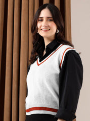 Kotty Women V-Neck Sweater Vest