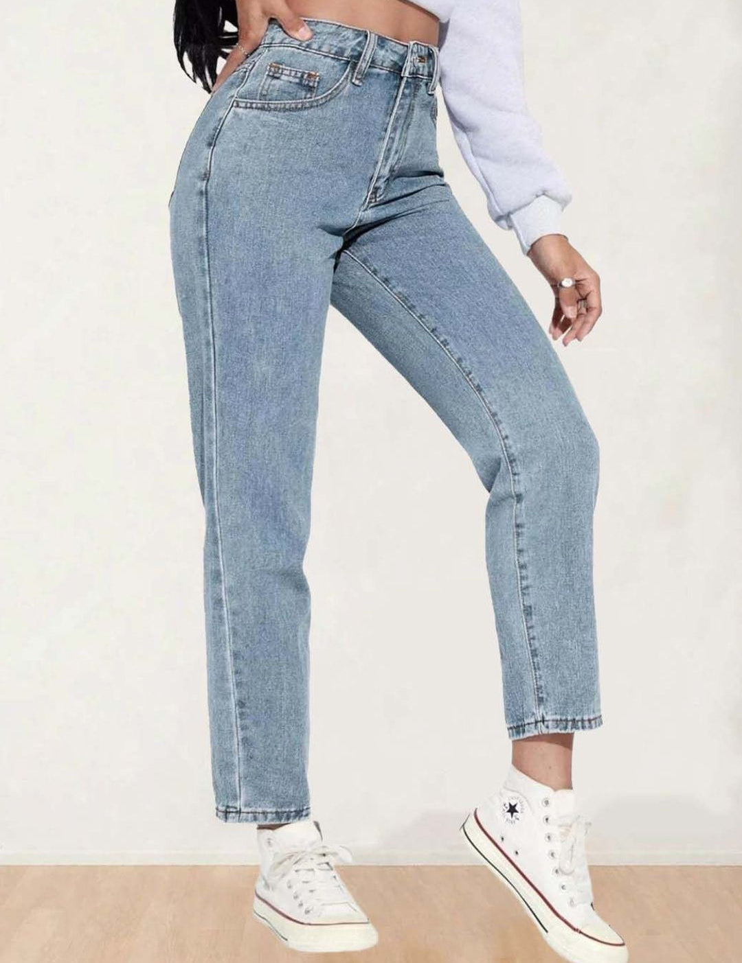 Kotty Women Tapered Fit High-Rise Stretchable Jeans