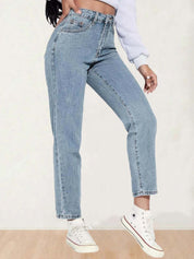 Kotty Women Tapered Fit High-Rise Stretchable Jeans