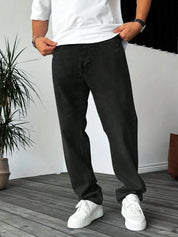 Kotty Men Straight Fit Low-Rise Stretchable Jeans