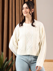 Kotty Women Cable Knit Pullover