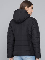Kotty Women Black Lightweight Padded Jacket