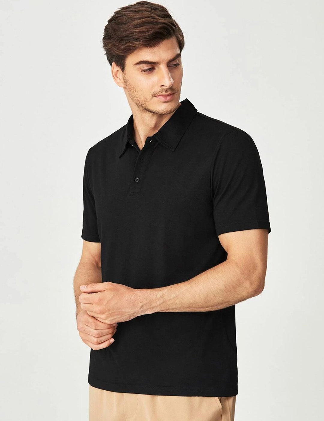 Kotty Polo Collar Cotton T-shirt