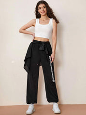 Kotty Women Typography Printed Joggers