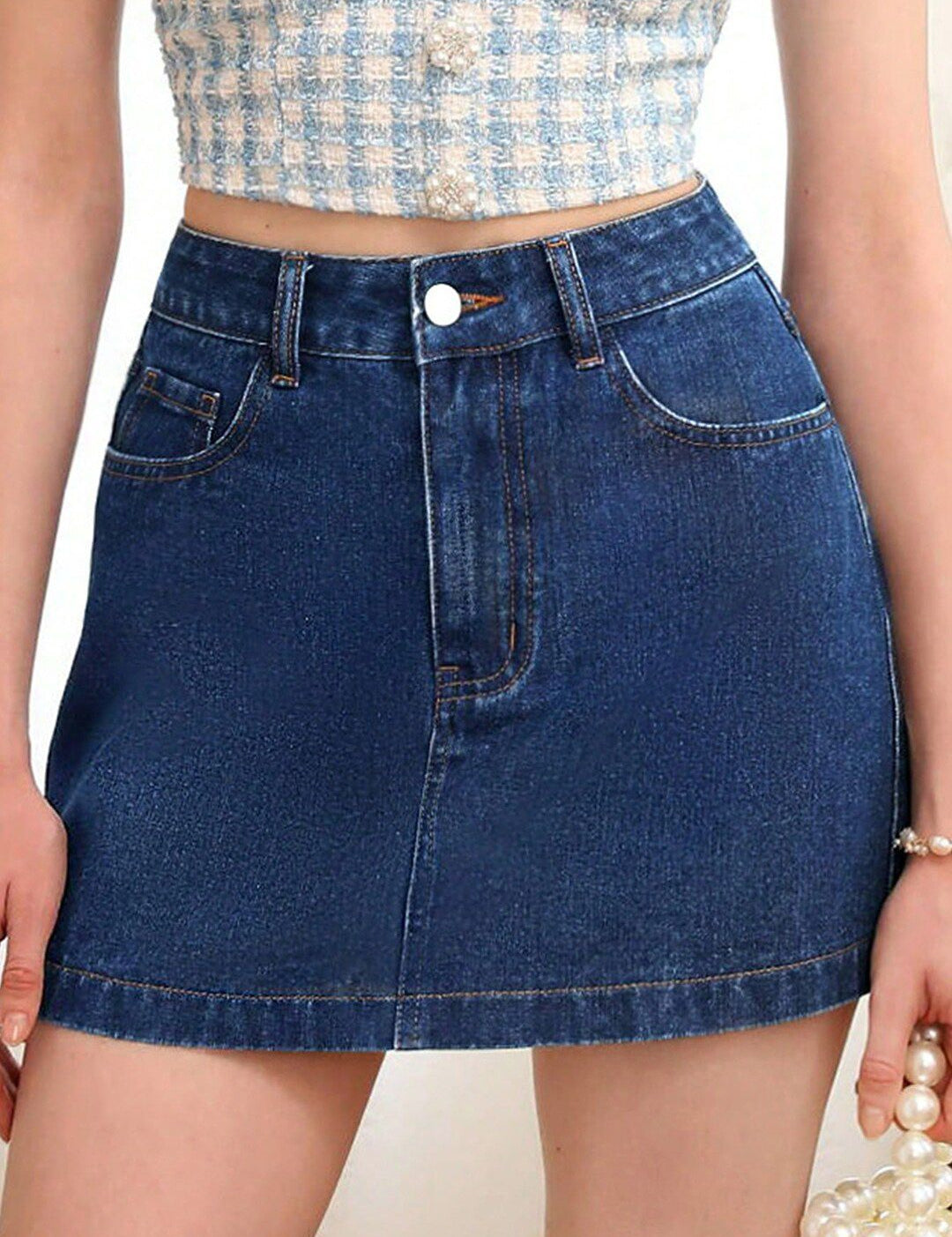 Stylecast X KOTTY Basics Straight Mini Skirts