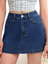Stylecast X KOTTY Basics Straight Mini Skirts