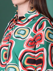 Kotty Women Opaque Printed Casual Shirt