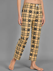 Kotty Checked Cotton Lounge Pants