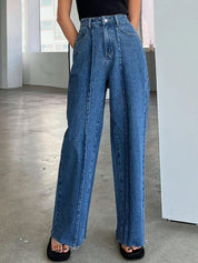 Kotty Women Straight Fit Cotton High-Rise  Jeans