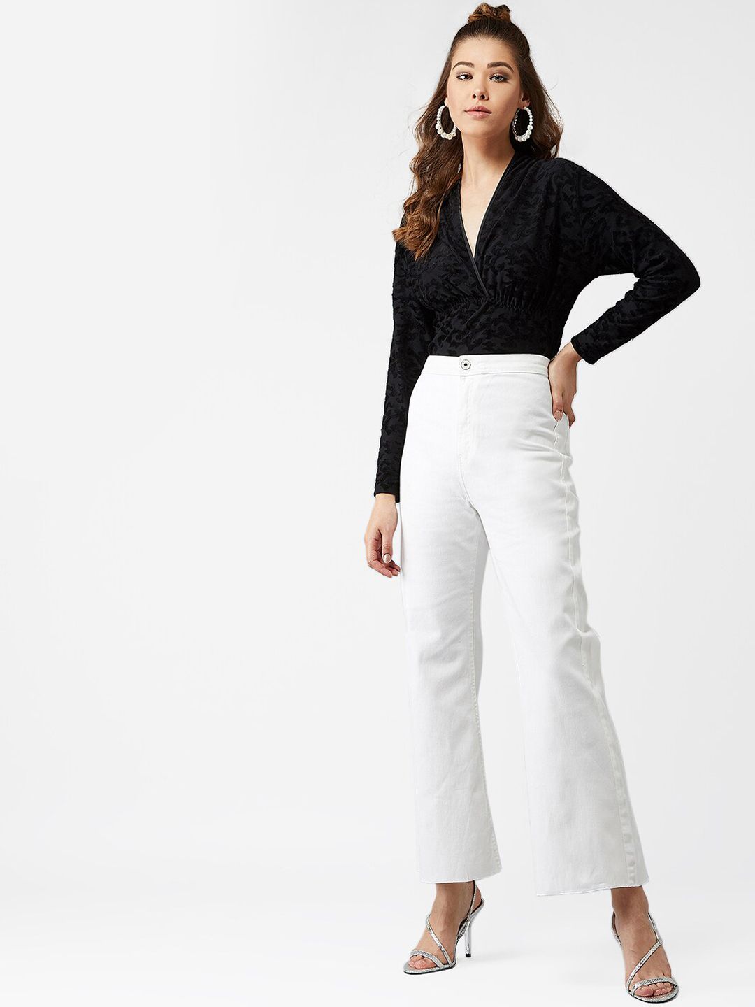 Kotty Women White Skinny Fit Jeans