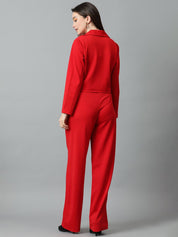 KOTTY BIZwear Basics Notched Lapel Collar Coat With Trousers