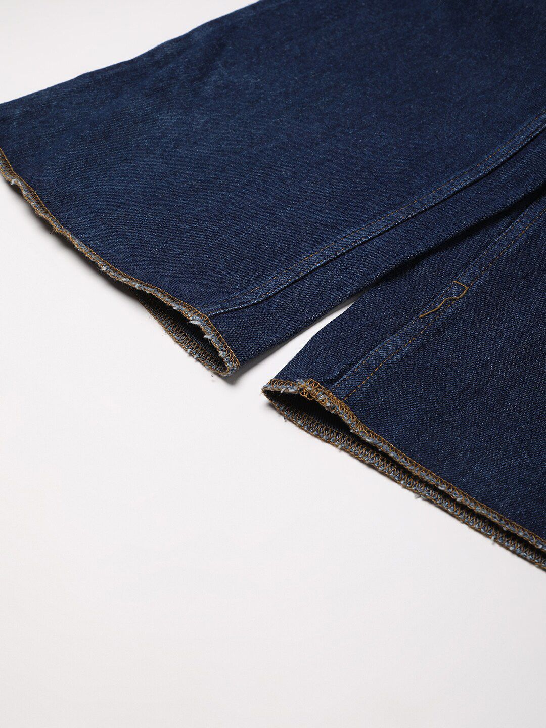 Kotty Women Navy Blue Flared High-Rise Stretchable Jeans