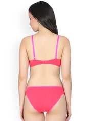 Kotty Women Pink Lingerie Set KTTIW75-Pink