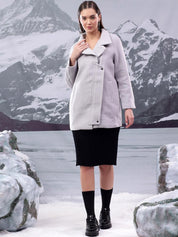 Kotty Notched Lapel Collar Single Breasted Overcoat