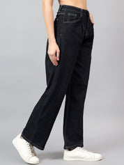 Kotty Women Straight Fit High-Rise Stretchable Jeans