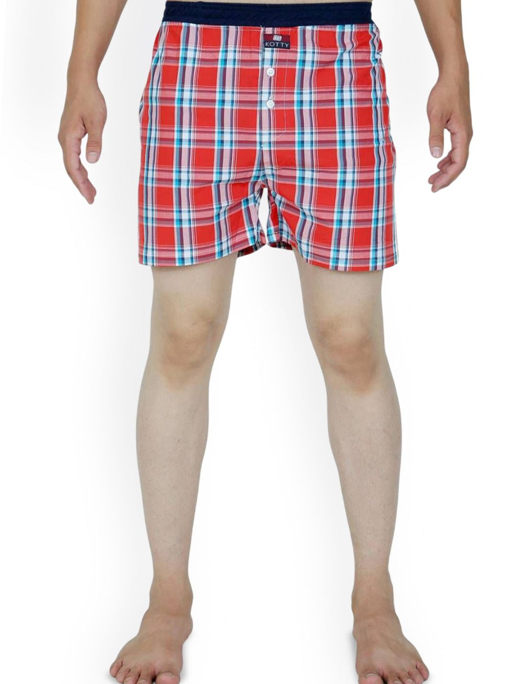 Kotty Men Checked Mid-Rise Boxer KTTNEWBOXER25S