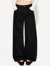 Kotty Women Jean Flared High-Rise Cotton Jeans