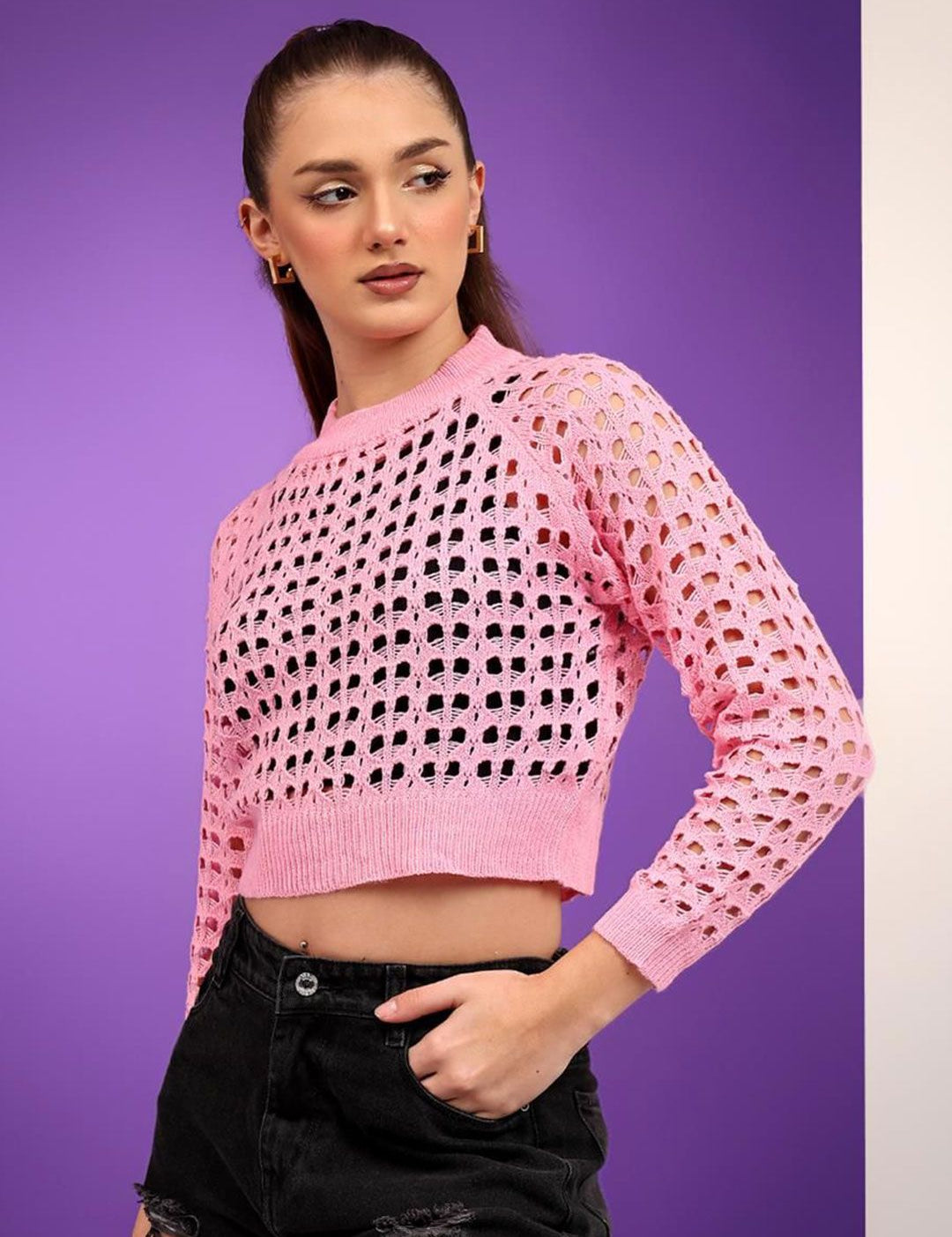 Kotty Women Crop Pullover