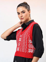Kotty Women Printed Crop Pullover