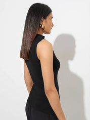 Kotty Women Pack of 2 High Neck Fitted Top