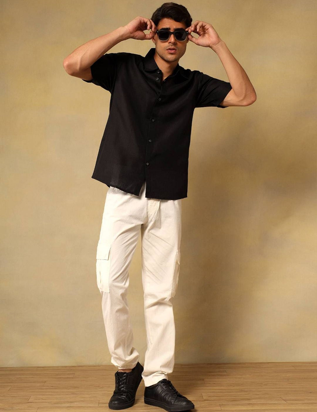 Kotty Comfort Spread Collar Linen Regular Fit Shirt